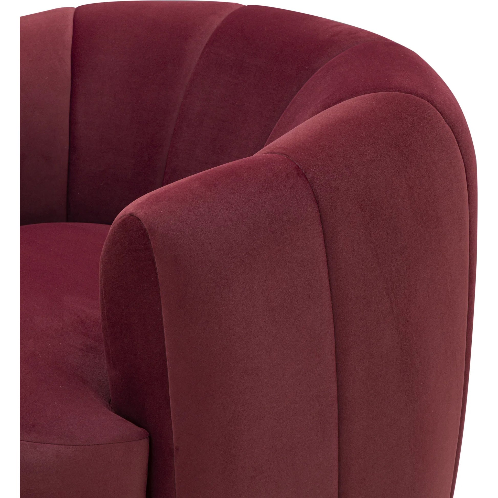 Jasmine Performance Velvet Swivel Accent Chair by TOV Furniture. Made from fabric, plywood in a unique style.