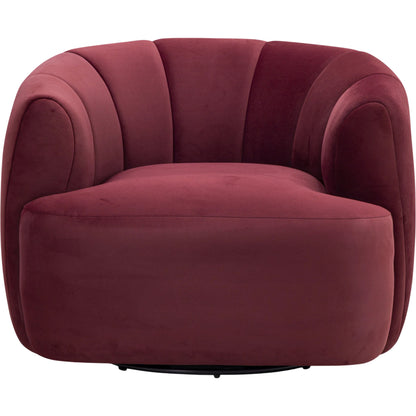 Jasmine Performance Velvet Swivel Accent Chair by TOV Furniture. Made from fabric, plywood in a unique style.