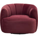 Jasmine Performance Velvet Swivel Accent Chair by TOV Furniture. Made from fabric, plywood in a unique style.