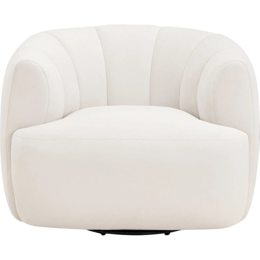 Jasmine Performance Velvet Swivel Accent Chair by TOV Furniture. Made from fabric, plywood in a unique style.