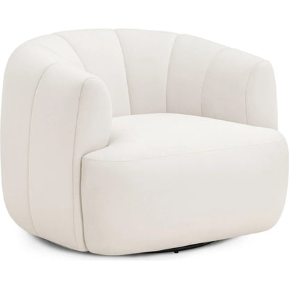 Jasmine Performance Velvet Swivel Accent Chair by TOV Furniture. Made from fabric, plywood in a unique style.