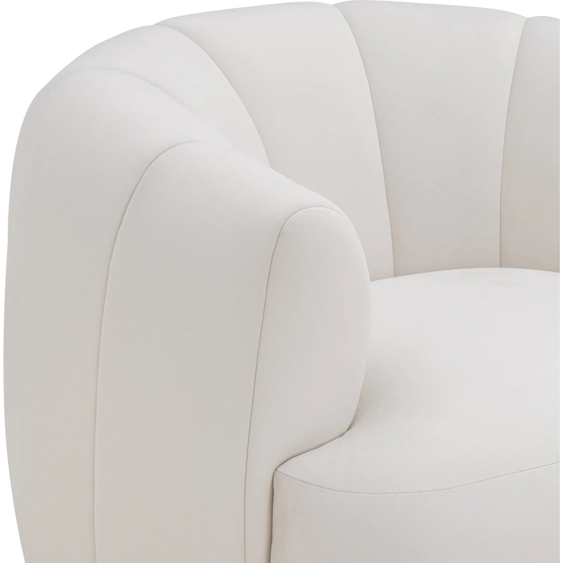 Jasmine Performance Velvet Swivel Accent Chair by TOV Furniture. Made from fabric, plywood in a unique style.