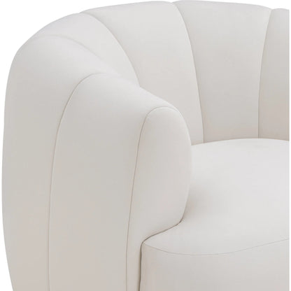 Jasmine Performance Velvet Swivel Accent Chair by TOV Furniture. Made from fabric, plywood in a unique style.
