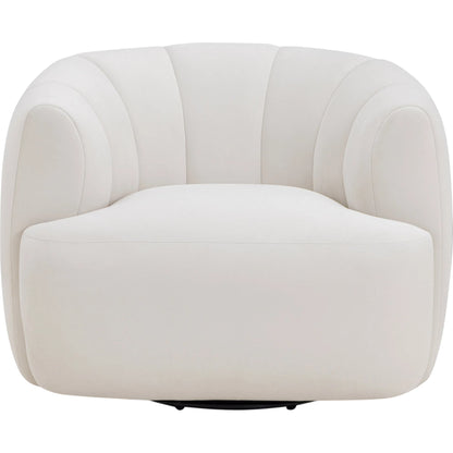 Jasmine Performance Velvet Swivel Accent Chair by TOV Furniture. Made from fabric, plywood in a unique style.