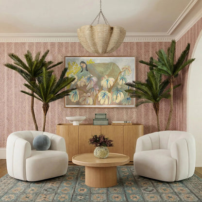 Jasmine Performance Velvet Swivel Accent Chair by TOV Furniture. Made from fabric, plywood in a unique style.