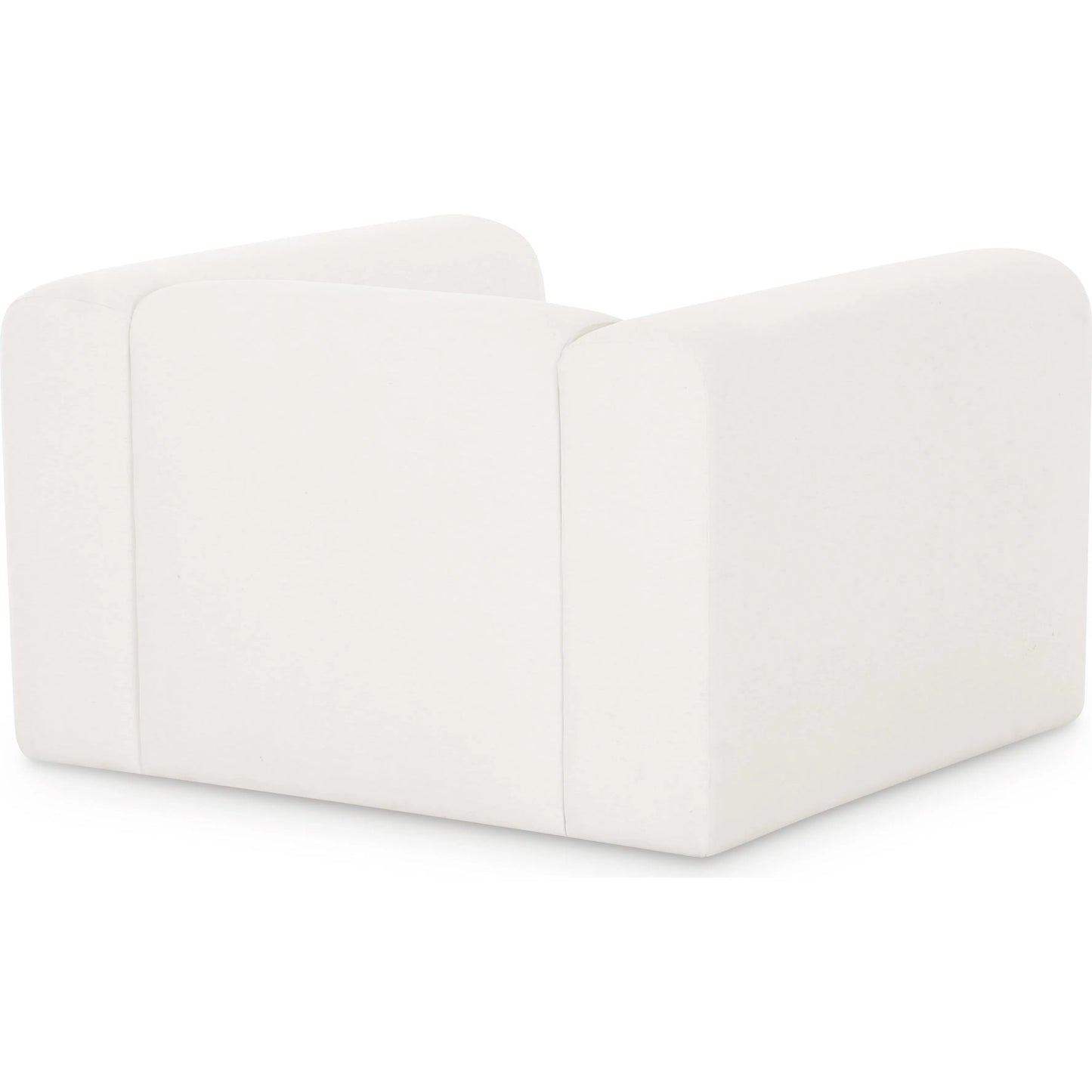 002 SI-2532706 | Additional Silo | Tarra Performance Armchair by TOV Furniture in cream. Made from chenille, plywood in a unique style.