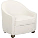Cettie Performance Velvet Accent Chair by TOV Furniture. Made from fabric, pine, plywood, rubberwood in a unique style.