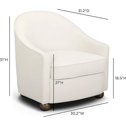 Cettie Performance Velvet Accent Chair by TOV Furniture. Made from fabric, pine, plywood, rubberwood in a unique style.