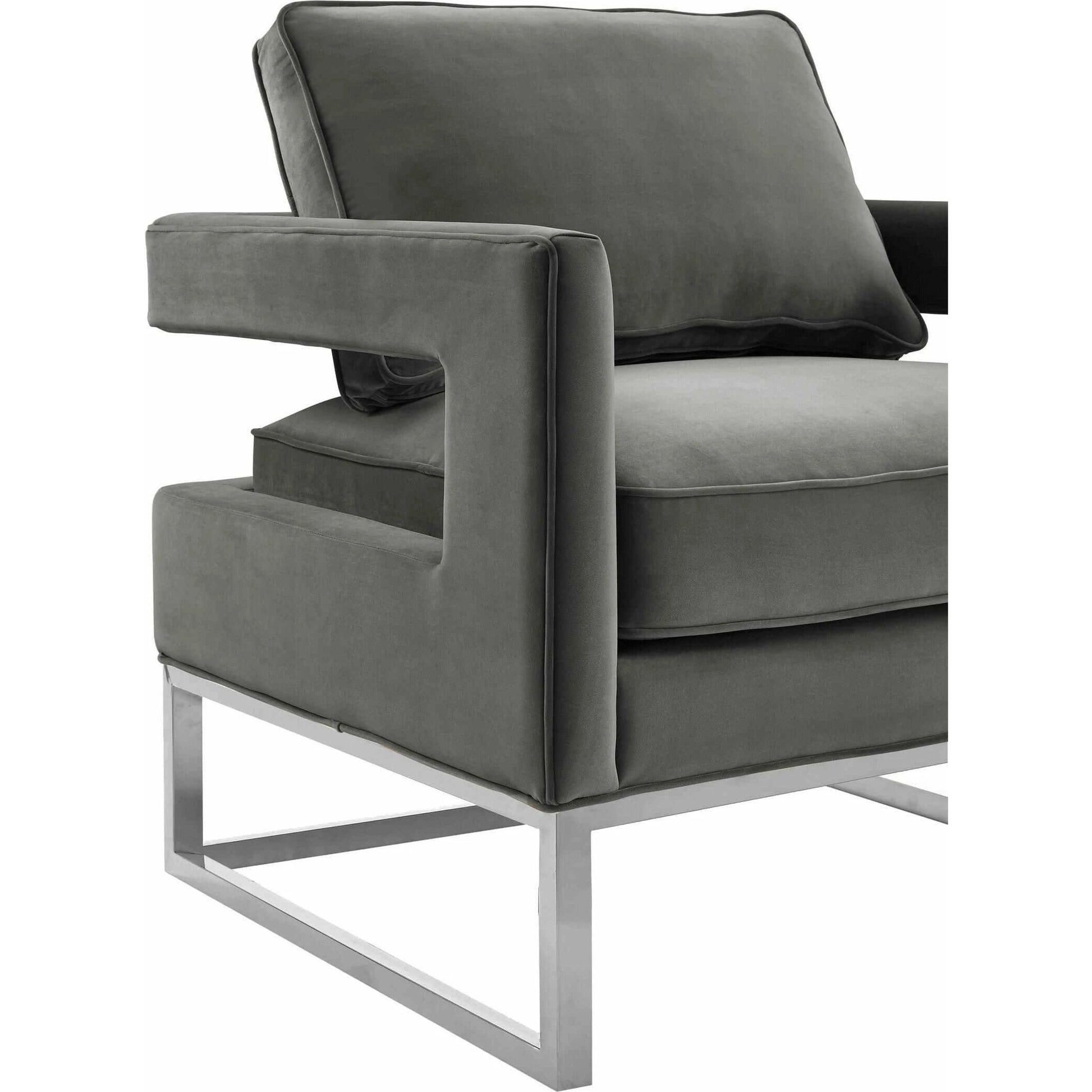 Avery Chair by TOV Furniture in gold. Made from unique in a modern style.