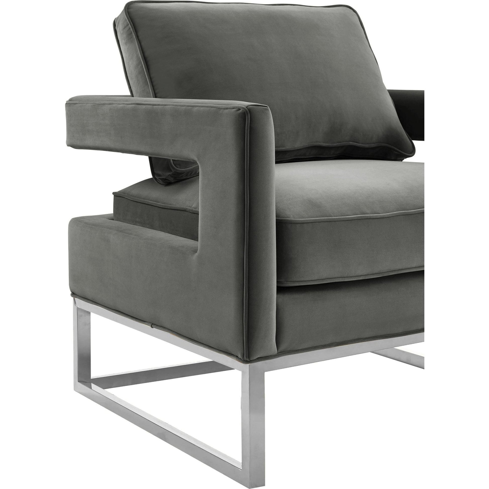 Avery Chair by TOV Furniture in gold. Made from unique in a modern style.