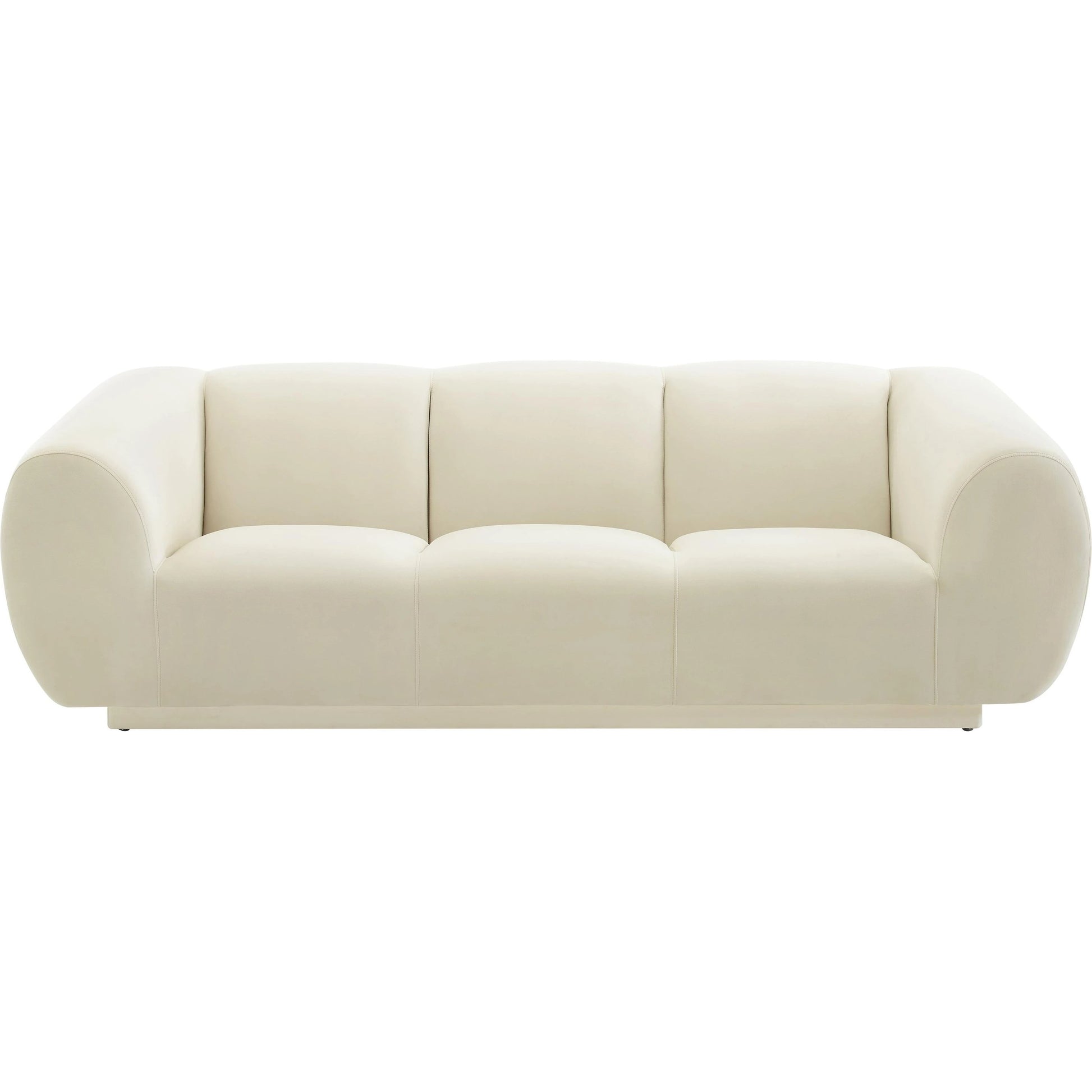 Emmet Velvet Sofa by TOV Furniture. Made from velvet in a transitional style.