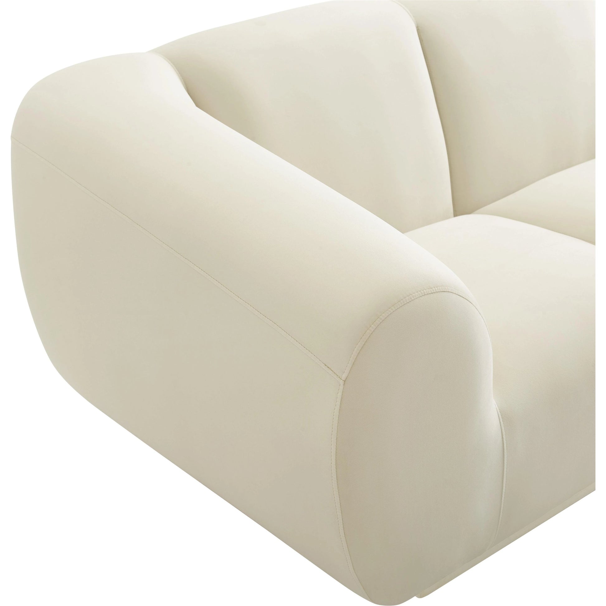 Emmet Velvet Sofa by TOV Furniture. Made from velvet in a transitional style.