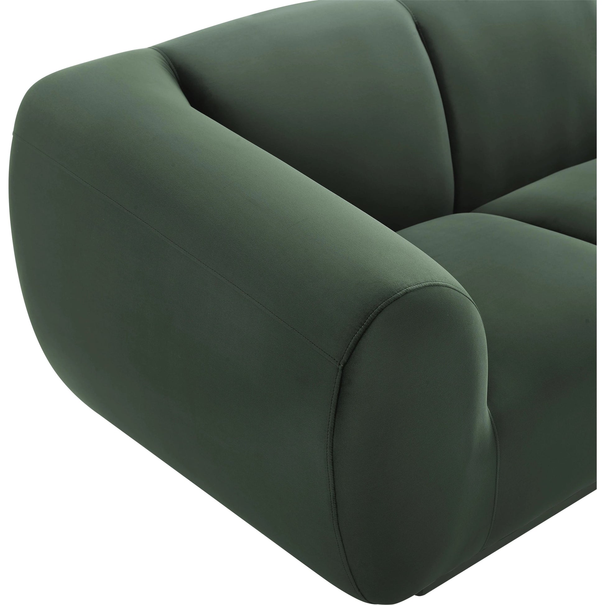 Emmet Velvet Sofa by TOV Furniture. Made from velvet in a transitional style.