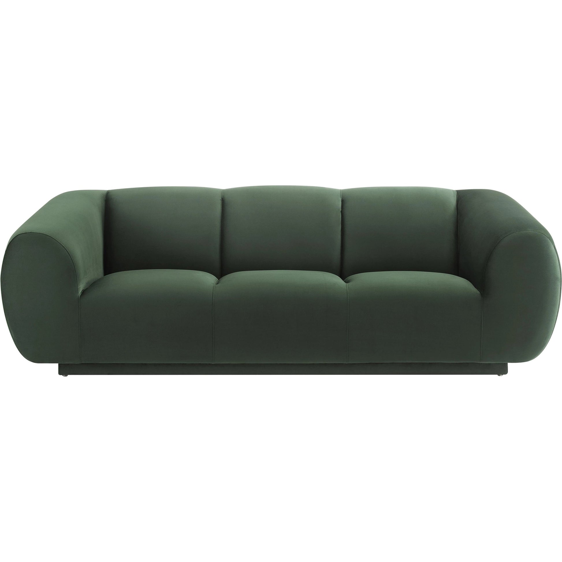 Emmet Velvet Sofa by TOV Furniture. Made from velvet in a transitional style.