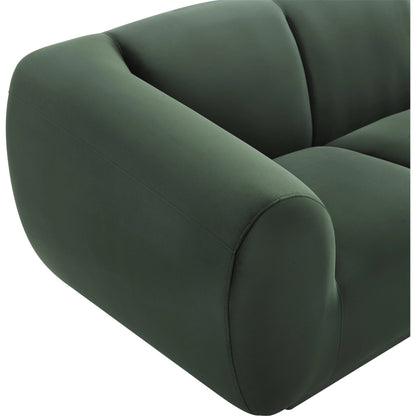 Emmet Velvet Sofa by TOV Furniture. Made from velvet in a transitional style.