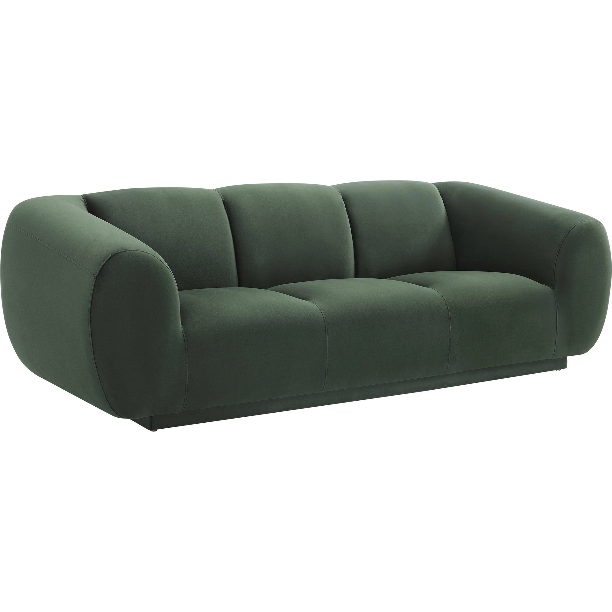 Emmet Velvet Sofa by TOV Furniture. Made from velvet in a transitional style.