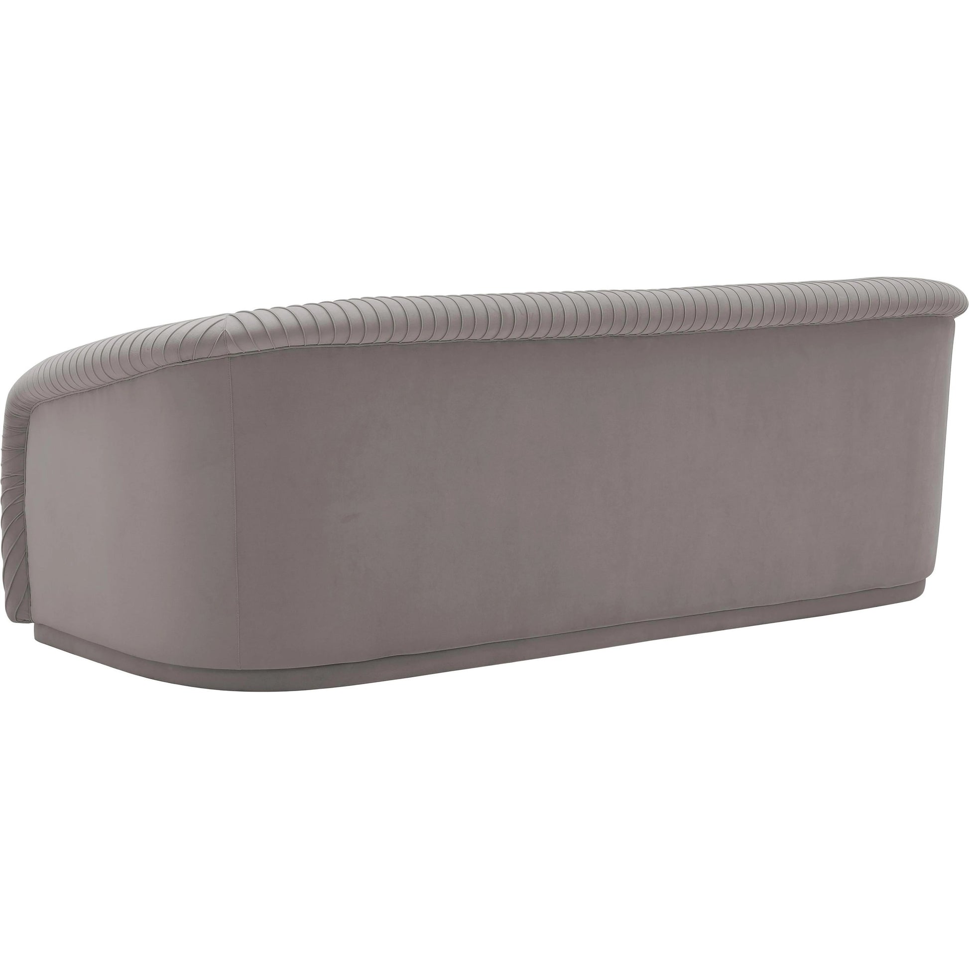 Yara Pleated Velvet Sofa by TOV Furniture. Made from velvet in a modern style.