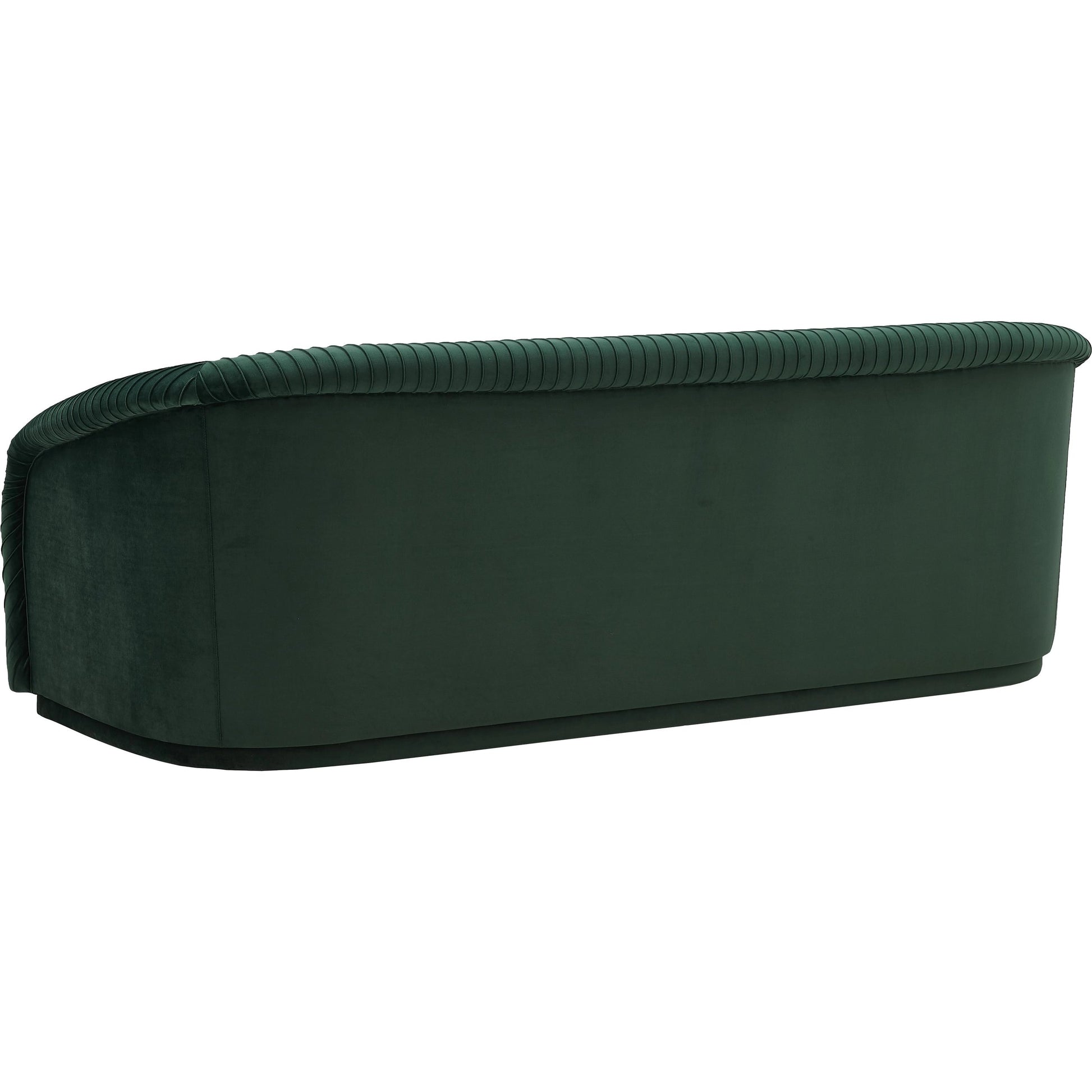 Yara Pleated Velvet Sofa by TOV Furniture. Made from velvet in a modern style.