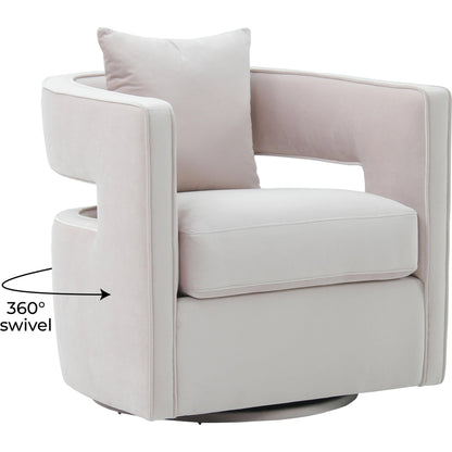 Kennedy Swivel Chair by TOV Furniture. Made from unique in a modern style.