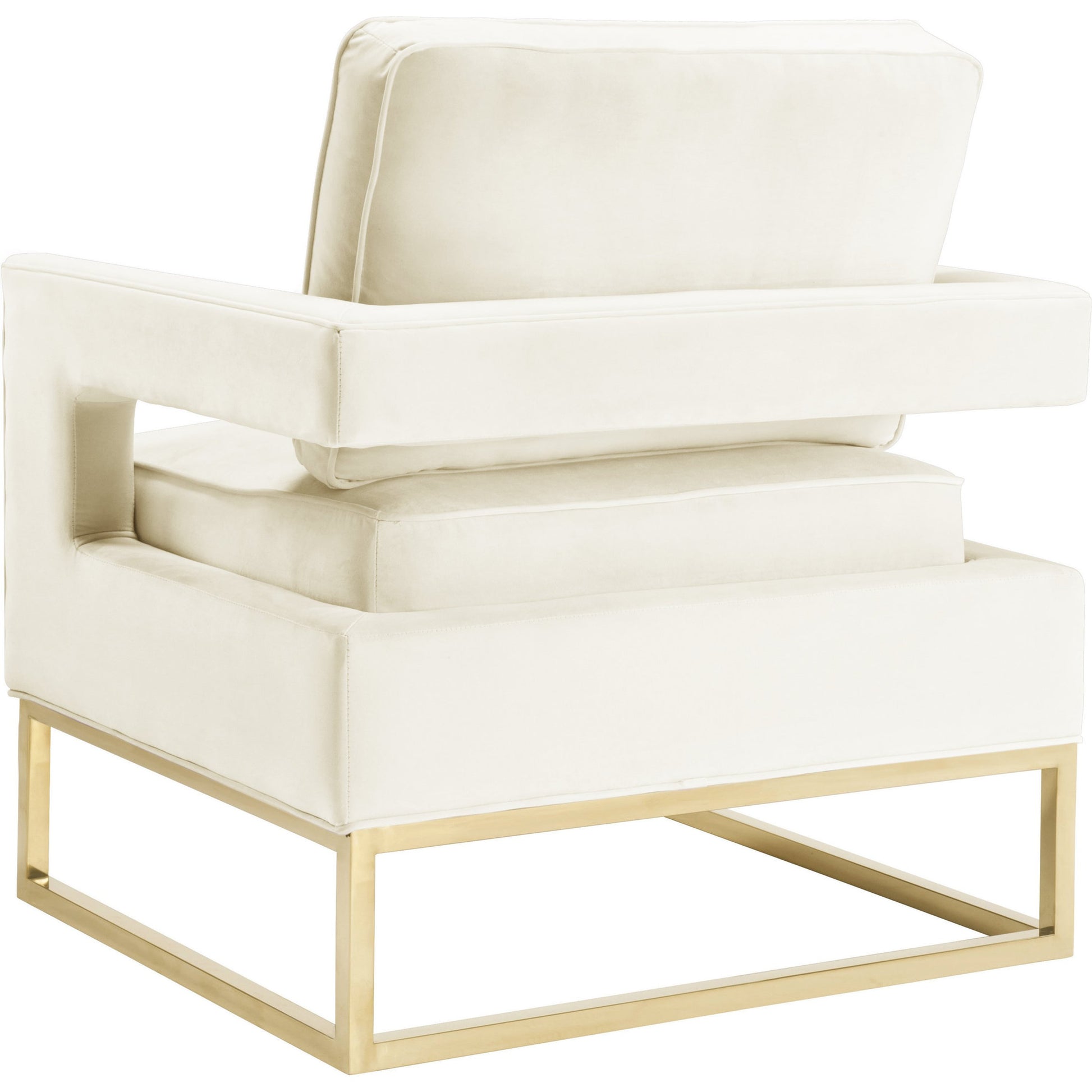 Avery Chair by TOV Furniture in gold. Made from unique in a modern style.
