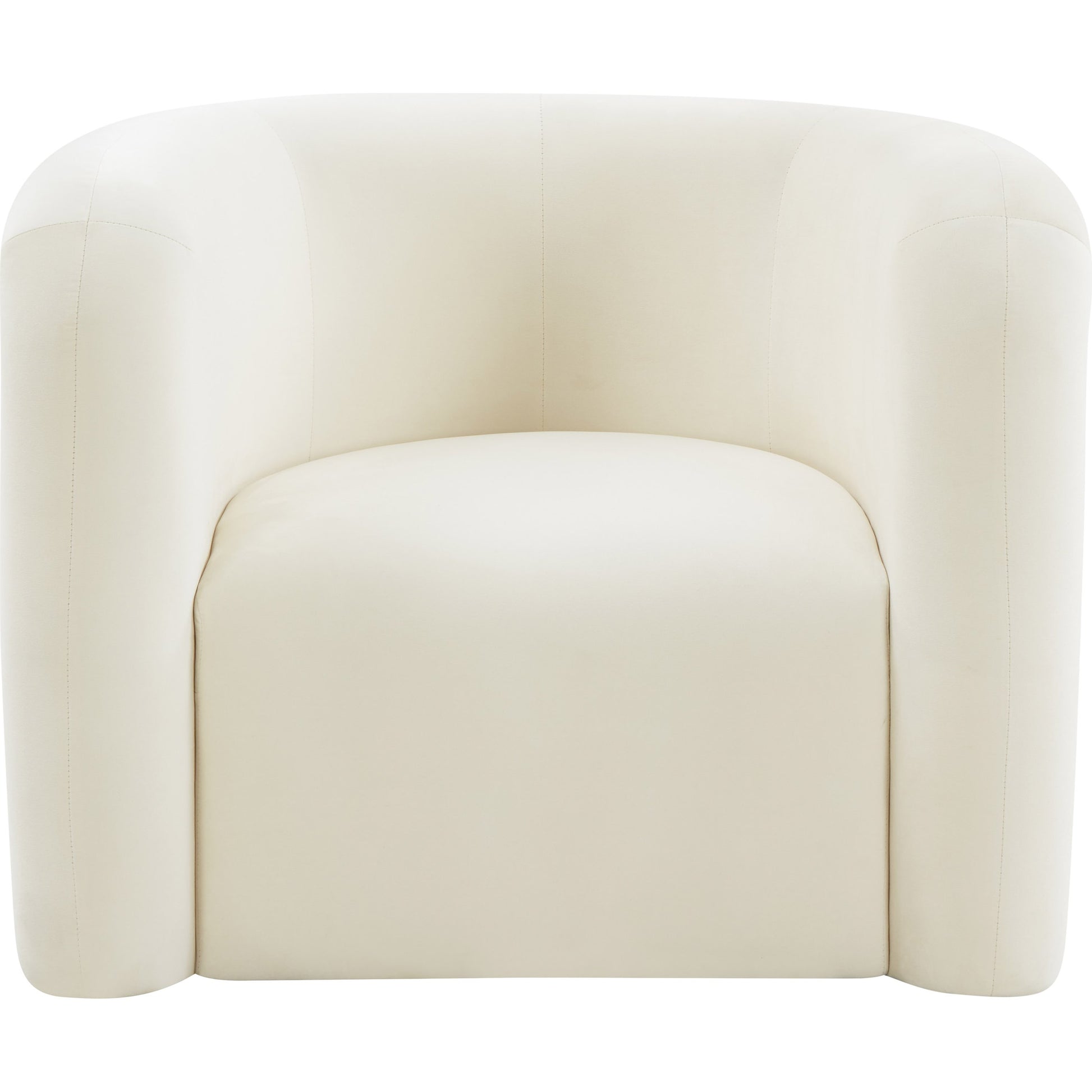 Curves Velvet Lounge Chair by TOV Furniture. Made from velvet, pine, plywood in a modern style.