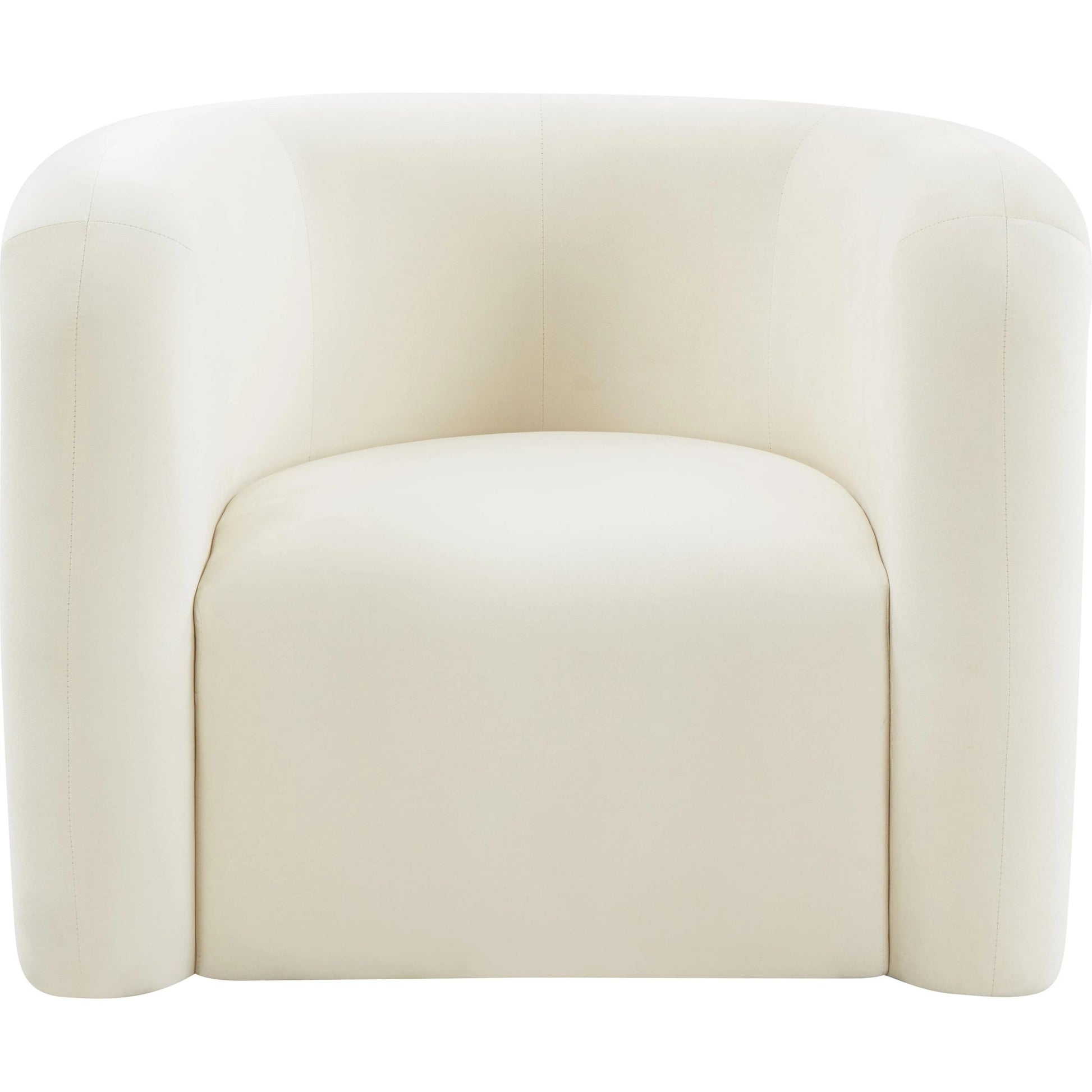 Curves Velvet Lounge Chair by TOV Furniture. Made from velvet, pine, plywood in a modern style.