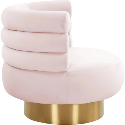 Naomi Velvet Swivel Chair by TOV Furniture. Made from velvet, pine, plywood in a modern style.