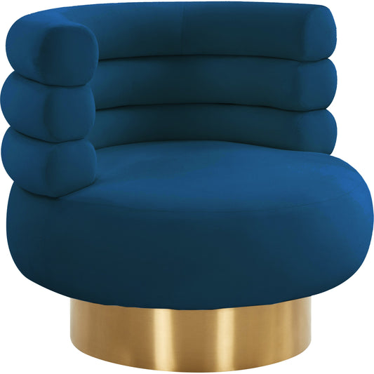 Naomi Velvet Swivel Chair by TOV Furniture. Made from velvet, pine, plywood in a modern style.