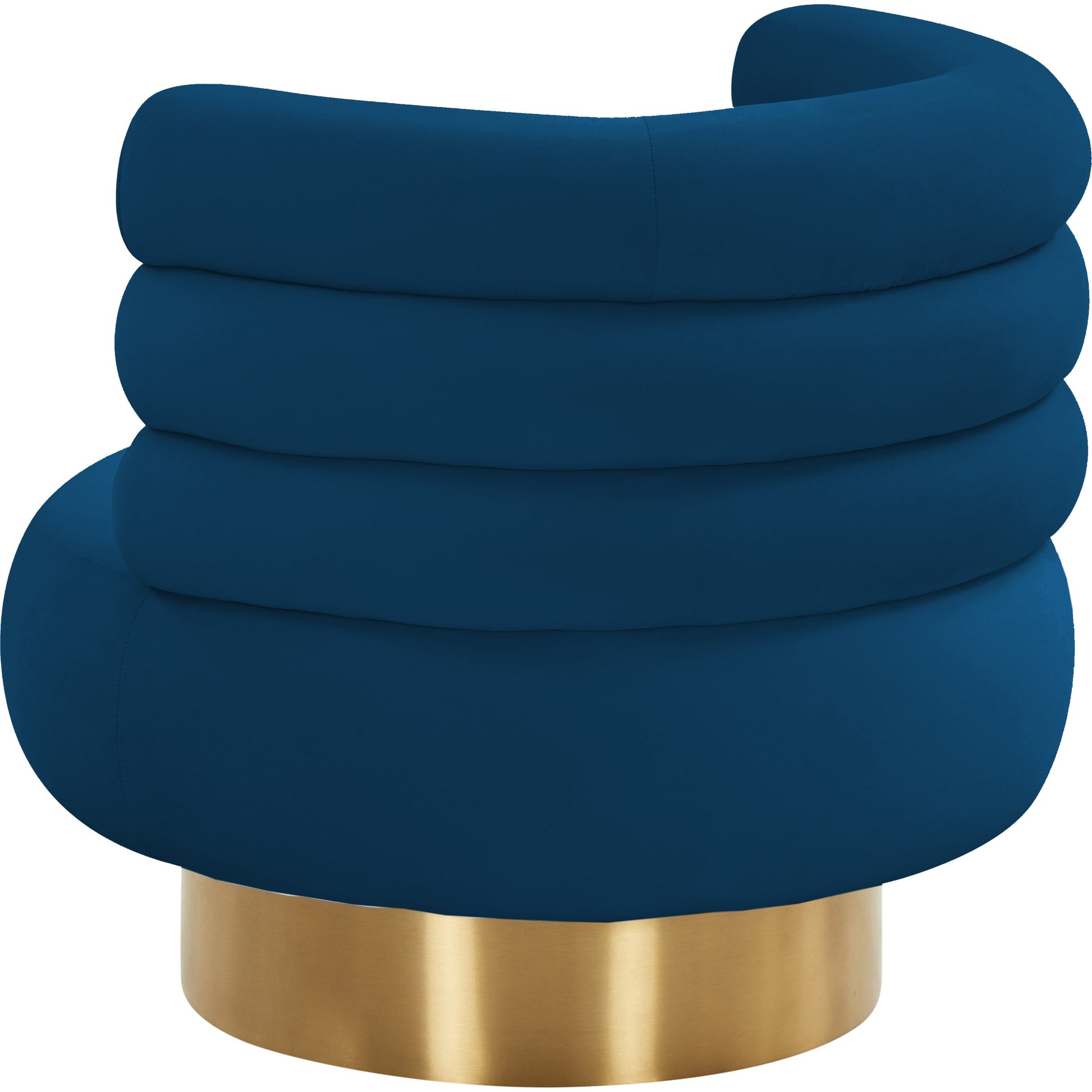 Naomi Velvet Swivel Chair by TOV Furniture. Made from velvet, pine, plywood in a modern style.