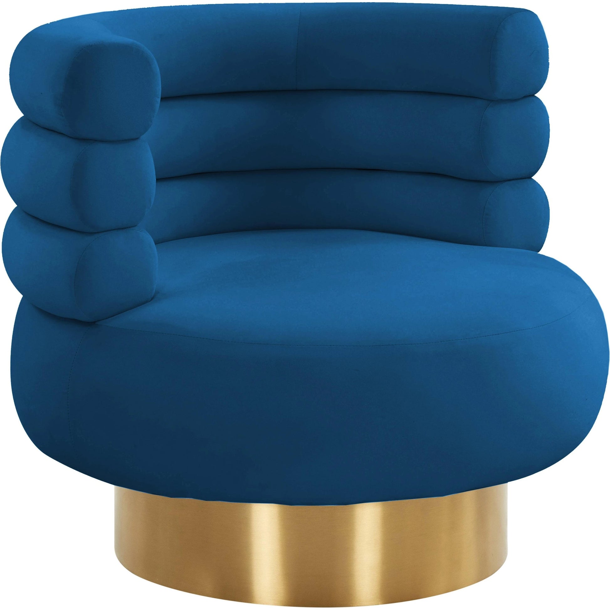 Naomi Velvet Swivel Chair by TOV Furniture. Made from velvet, pine, plywood in a modern style.