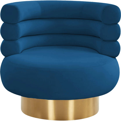 Naomi Velvet Swivel Chair by TOV Furniture. Made from velvet, pine, plywood in a modern style.