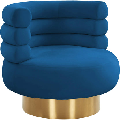 Naomi Velvet Swivel Chair by TOV Furniture. Made from velvet, pine, plywood in a modern style.