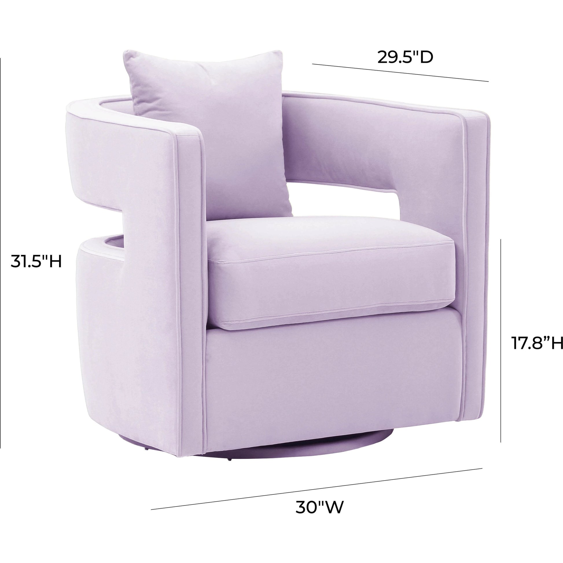 Kennedy Swivel Chair by TOV Furniture. Made from unique in a modern style.