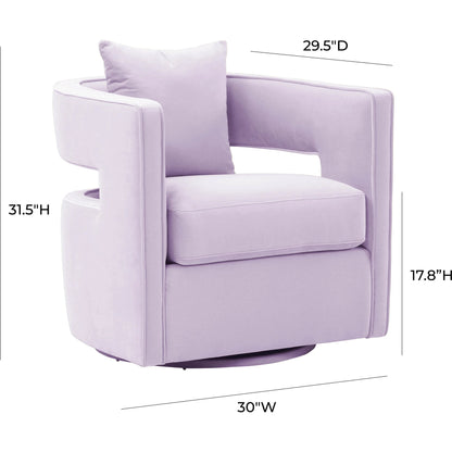 Kennedy Swivel Chair by TOV Furniture. Made from unique in a modern style.