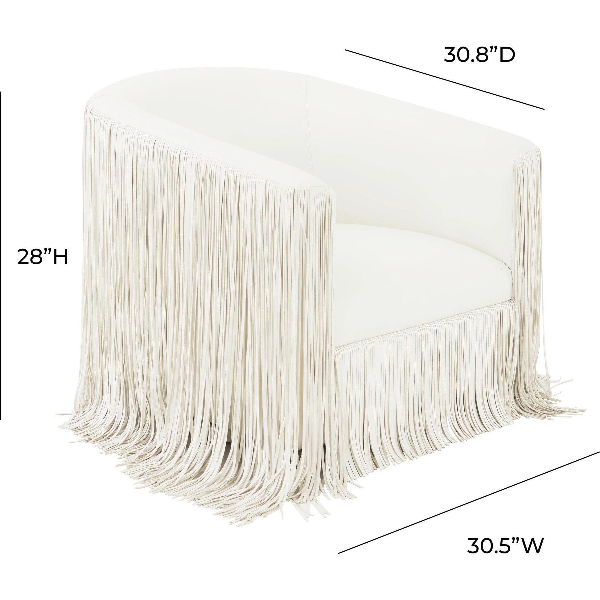 Shag Me Vegan Leather Swivel Chair by TOV Furniture. Made from vegan leather, wood in a cottage & farmhouse style.