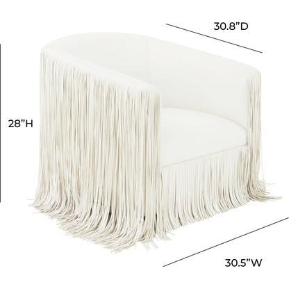 Shag Me Vegan Leather Swivel Chair by TOV Furniture. Made from vegan leather, wood in a cottage & farmhouse style.