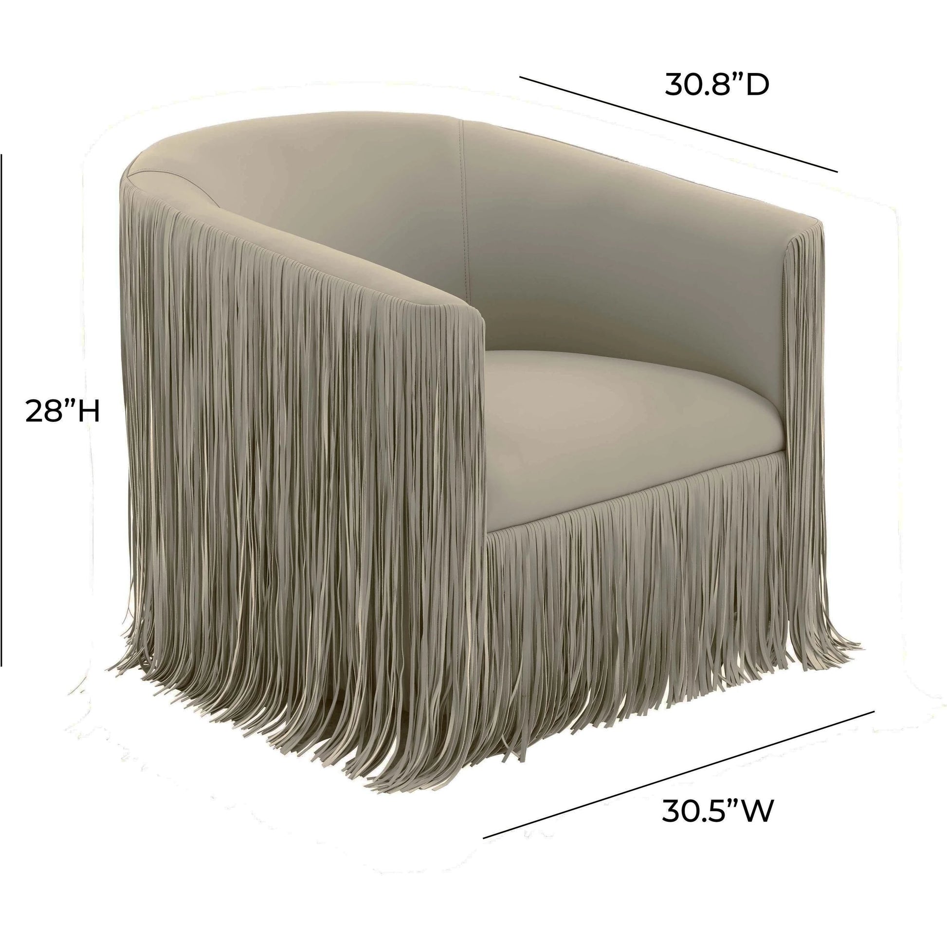 Shag Me Vegan Leather Swivel Chair by TOV Furniture. Made from vegan leather, wood in a cottage & farmhouse style.