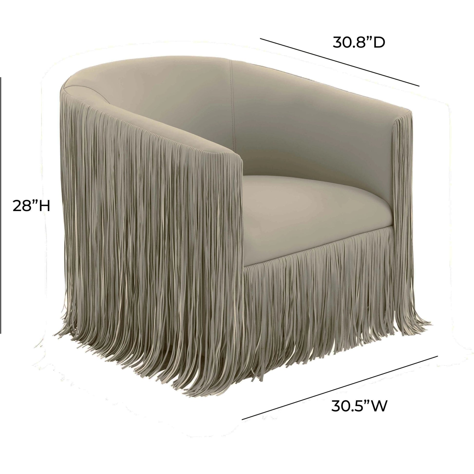 Shag Me Vegan Leather Swivel Chair by TOV Furniture. Made from vegan leather, wood in a cottage & farmhouse style.