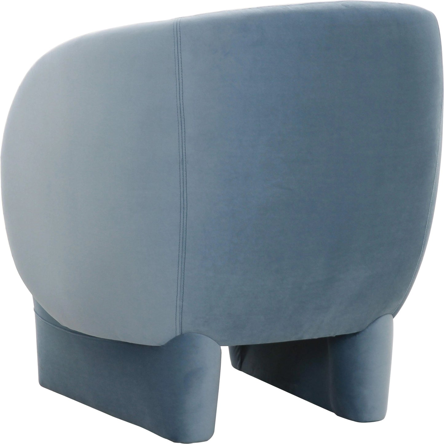 003 SI-1984481 | Additional Silo | Kiki Velvet Accent Chair by TOV Furniture in blue. Made from pine, velvet in a modern style.