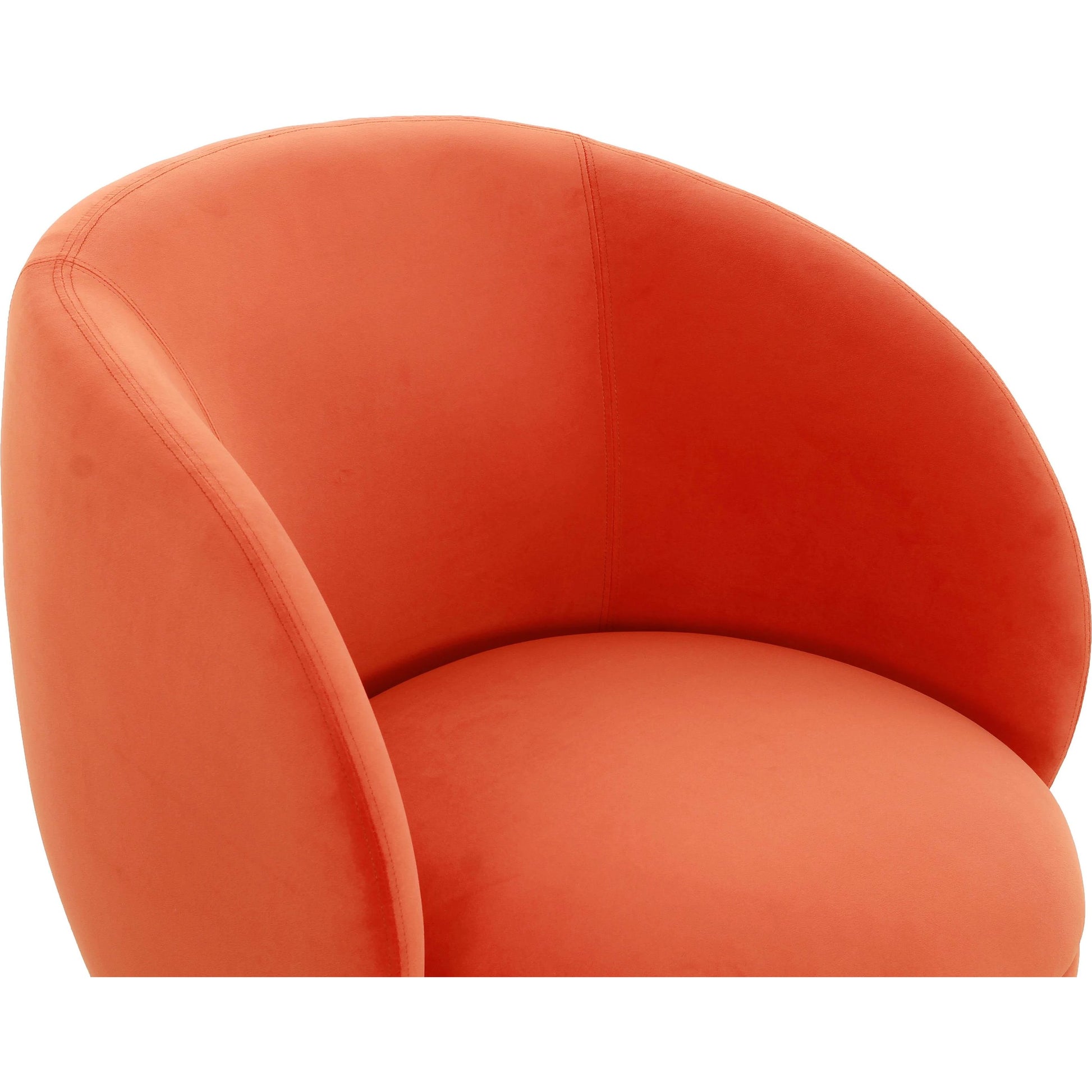 Kiki Velvet Accent Chair by TOV Furniture in blue. Made from pine, velvet in a modern style.