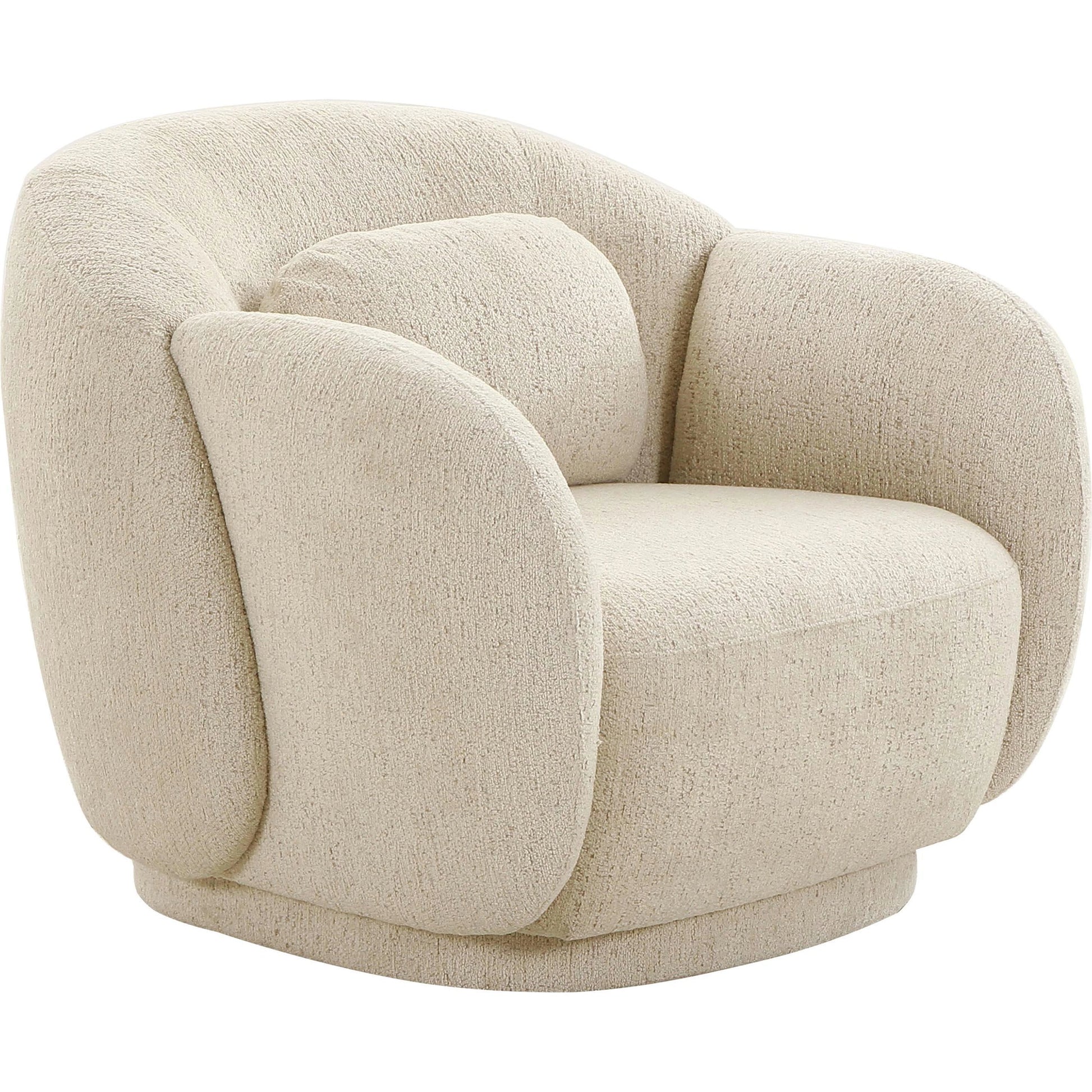 Misty Boucle Accent Chair by TOV Furniture. Made from unique in a modern style.