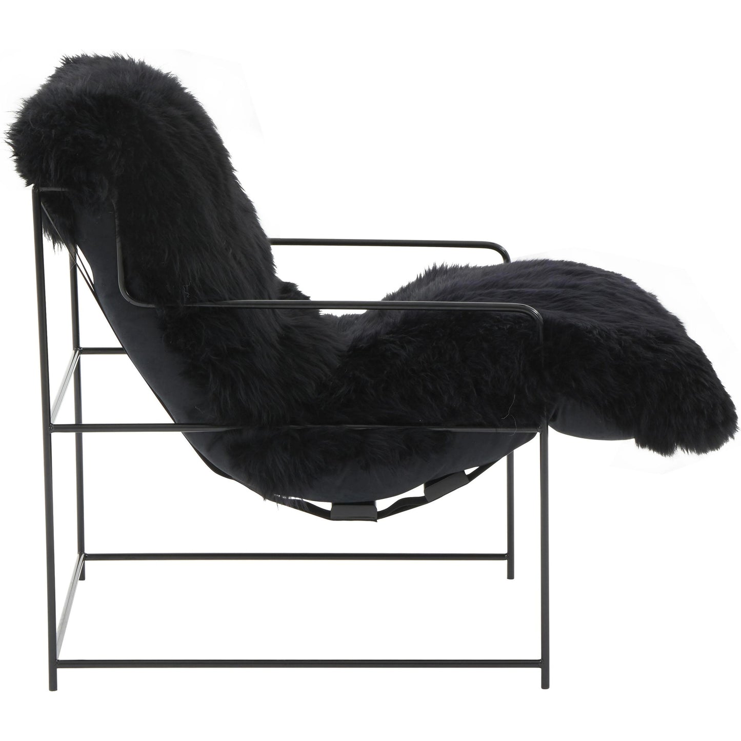 012 SI-2107430 | Additional Silo | Kimi Genuine Sheepskin Chair by TOV Furniture. Made from iron, sheepskin, wood in a modern style.