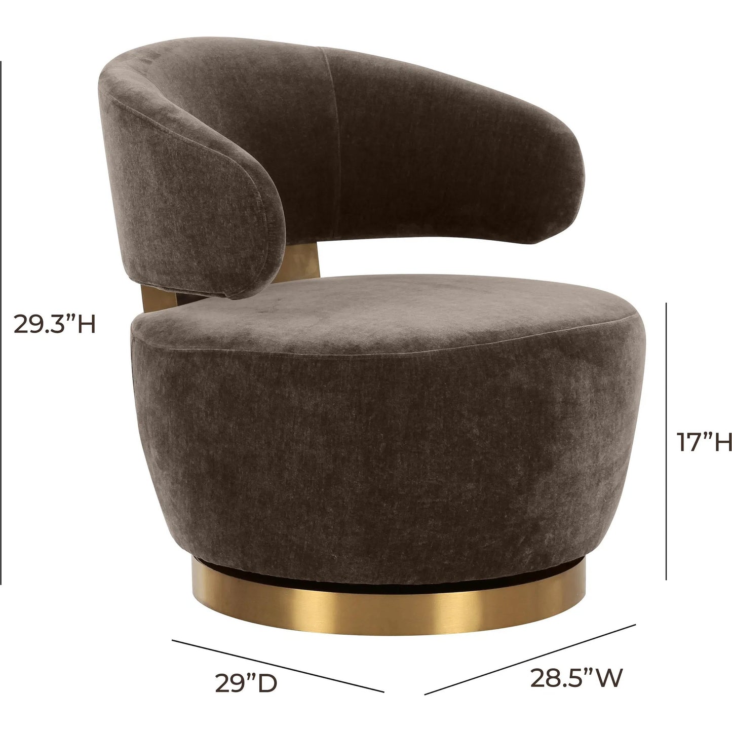 004 SI-2248146 | Additional Silo | Austin Upcycled Swivel Chair by TOV Furniture. Made from plywood, recycled fabric, stainless steel in a traditional style.