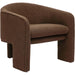 Marla Boucle Accent Chair by TOV Furniture. Made from boucle, plywood, wood in a transitional style.