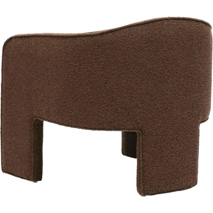 Marla Boucle Accent Chair by TOV Furniture. Made from boucle, plywood, wood in a transitional style.