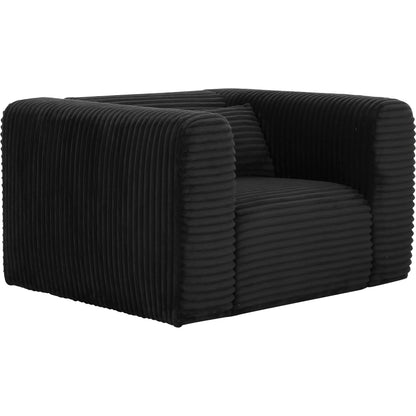 Tarra Fluffy Oversized Corduroy Armchair by TOV Furniture. Made from unique in a transitional style.