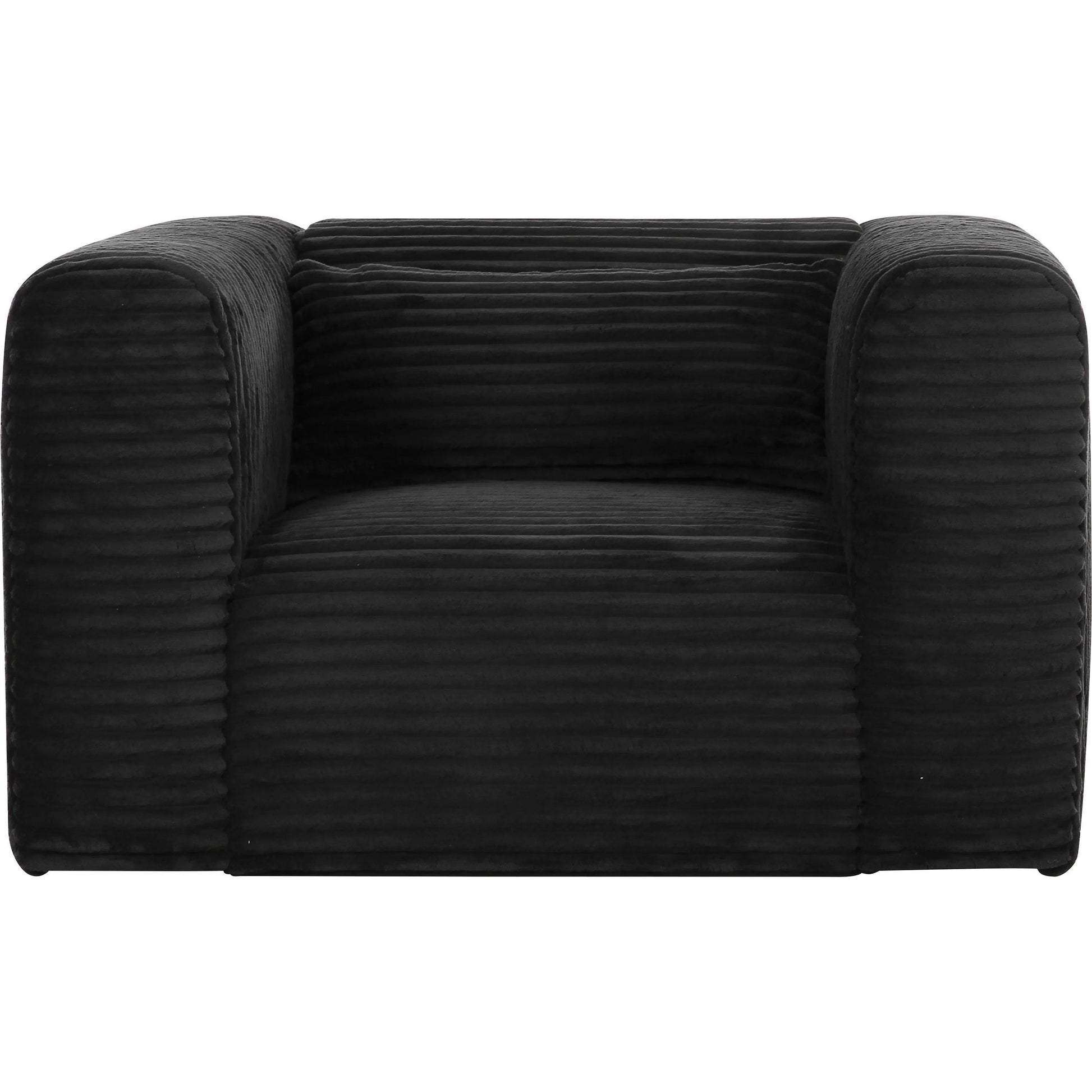 Tarra Fluffy Oversized Corduroy Armchair by TOV Furniture. Made from unique in a transitional style.