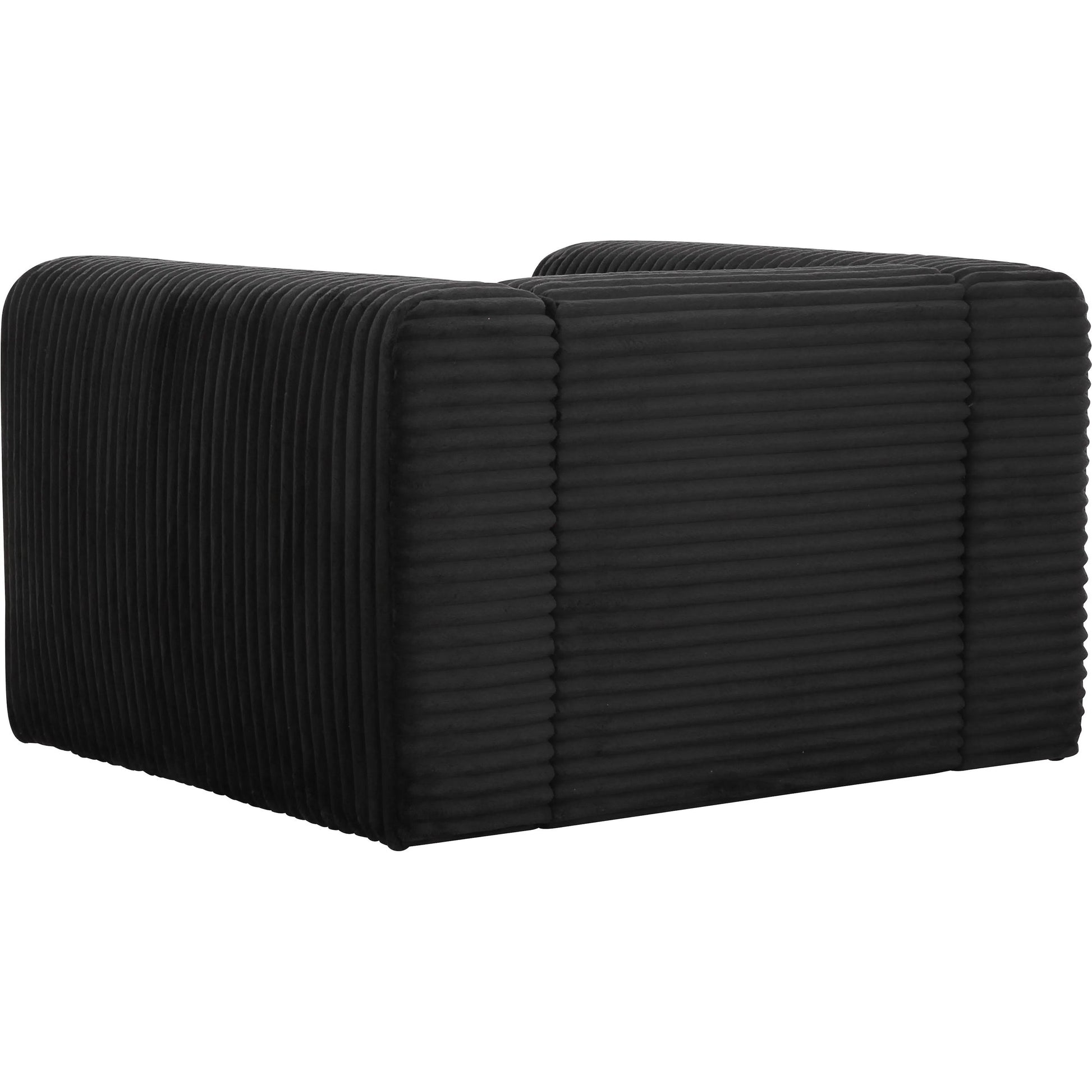 Tarra Fluffy Oversized Corduroy Armchair by TOV Furniture. Made from unique in a transitional style.