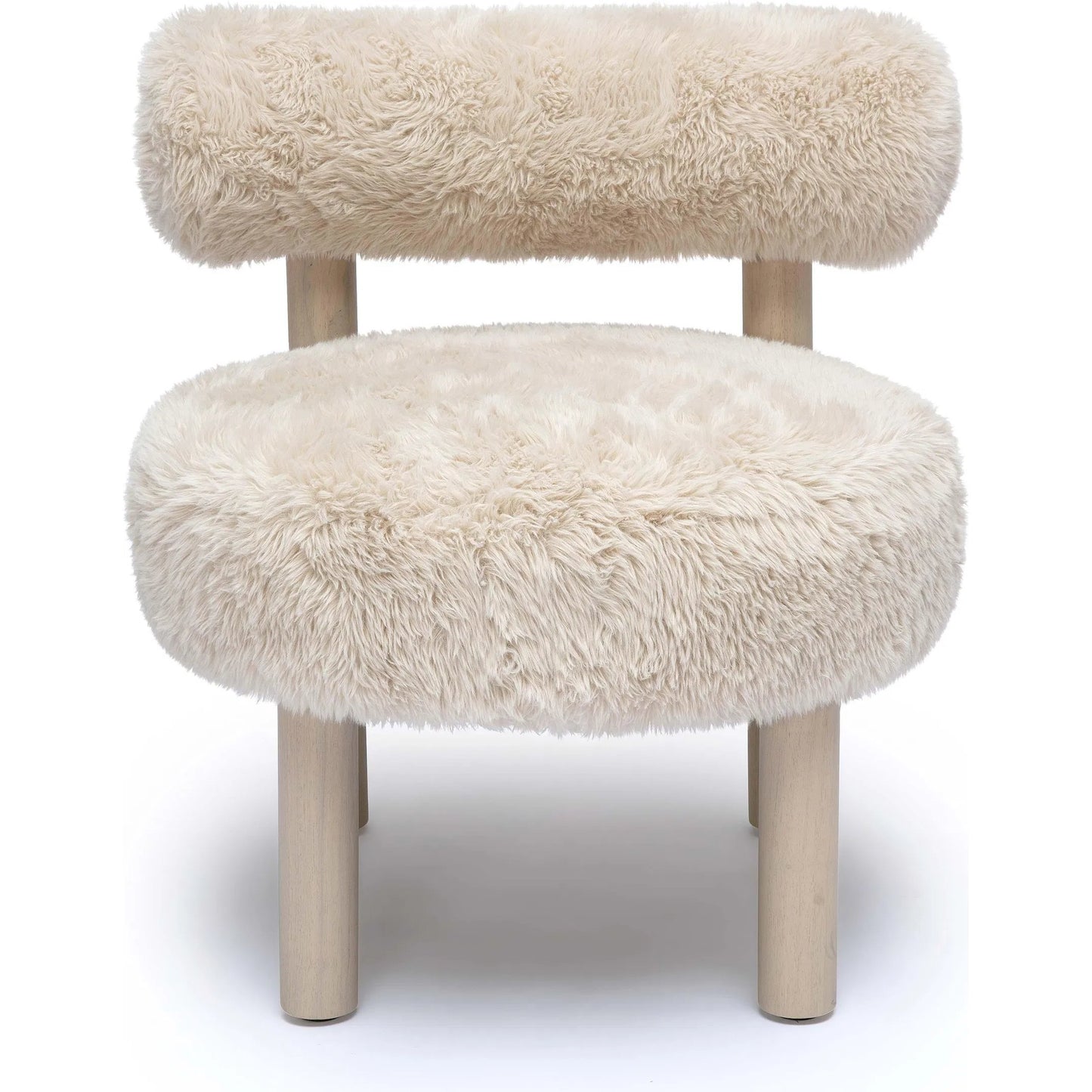 006 SI-2248189 | Additional Silo | Carmel Vegan Shearling Accent Chair by TOV Furniture. Made from faux shearling, plywood, wood in a transitional style.