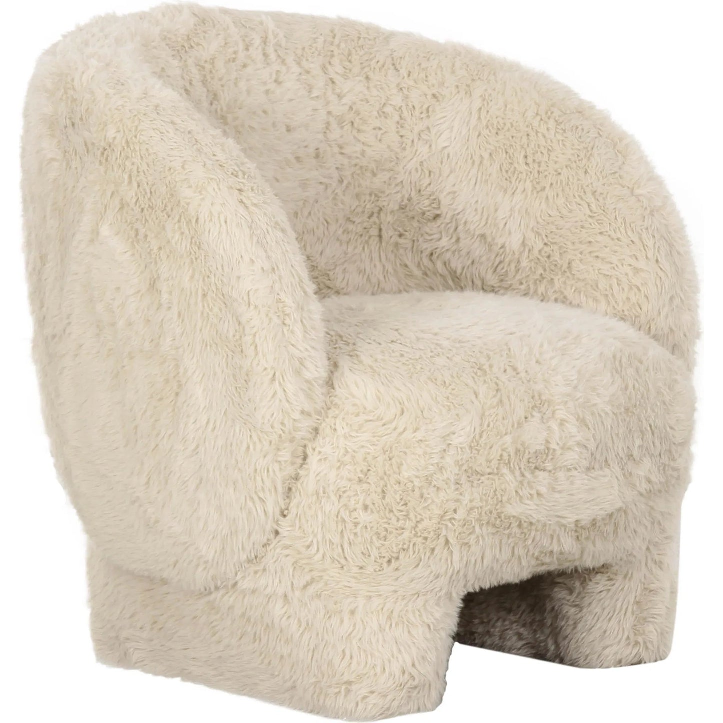 002 SI-2248318 | Primary Silo | Kiki Vegan Shearling Accent Chair by TOV Furniture. Made from faux shearling, plywood in a modern style.